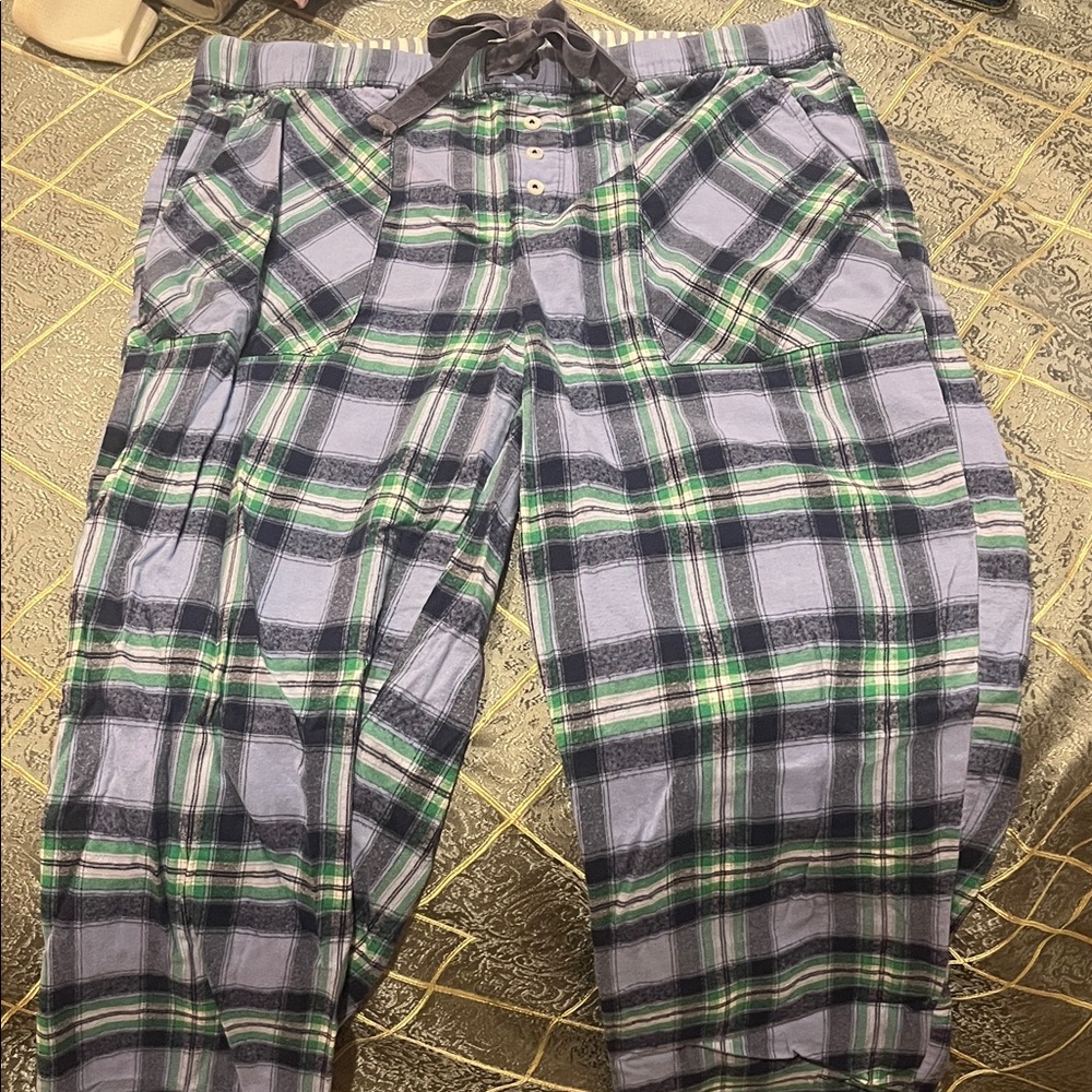 Aerie Plaid pajamas size L Long